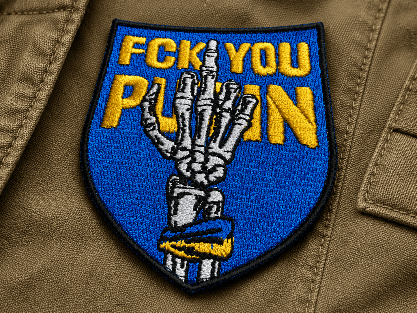 Nášivka Fuck You Putin