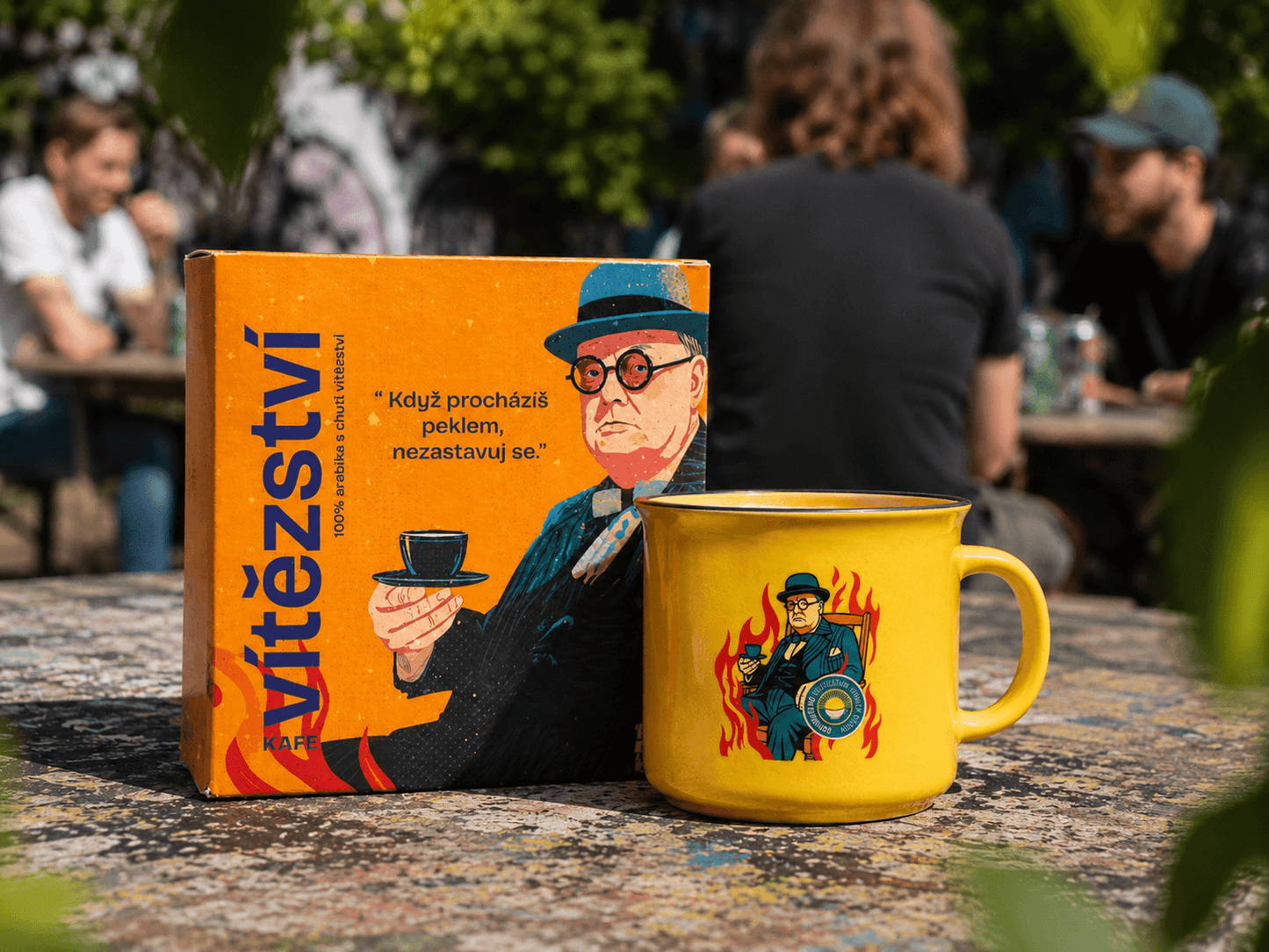 Kafe vítězství (ovocná Etiopie) + hrnek