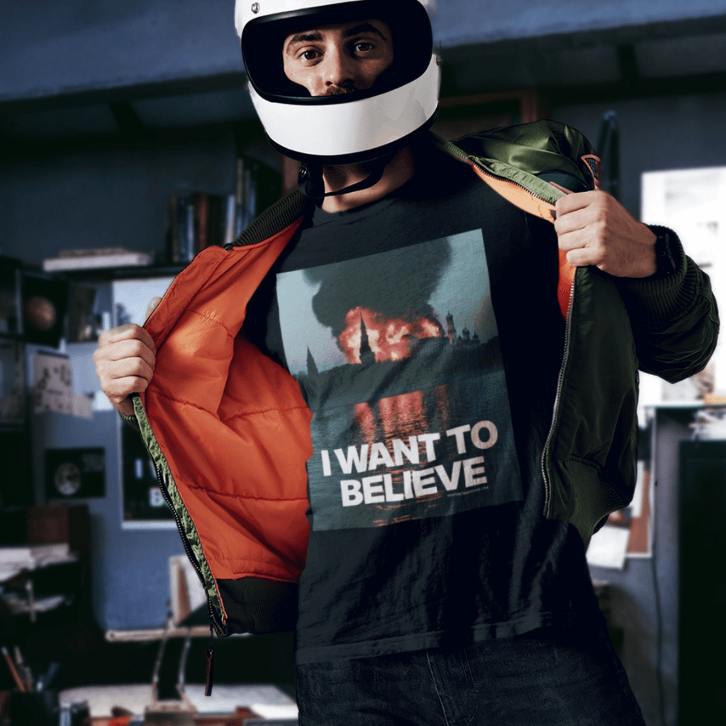 T-shirt I want to believe