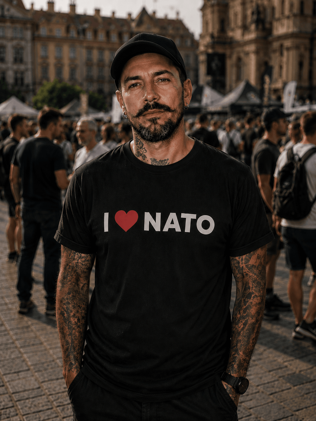 Tričko I LOVE NATO